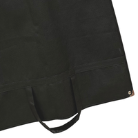 Nouvelles housses de protection personnalisées avec logo, anti-poussière, à fermeture éclair, écologiques, réutilisables, de luxe, en non-tissé, pour vestes, manteaux, robes, vêtements, costumes
