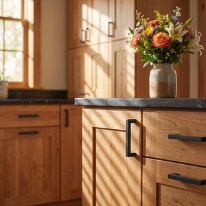 Modern <strong>Square</strong> Matt <strong>Black</strong> Zinc Alloy 76/96/128/160/192/224mm Kitchen Cabinet <strong>Drawer</strong> Wardrobe Eco-Friendly OEM High Quality - Product Image 4