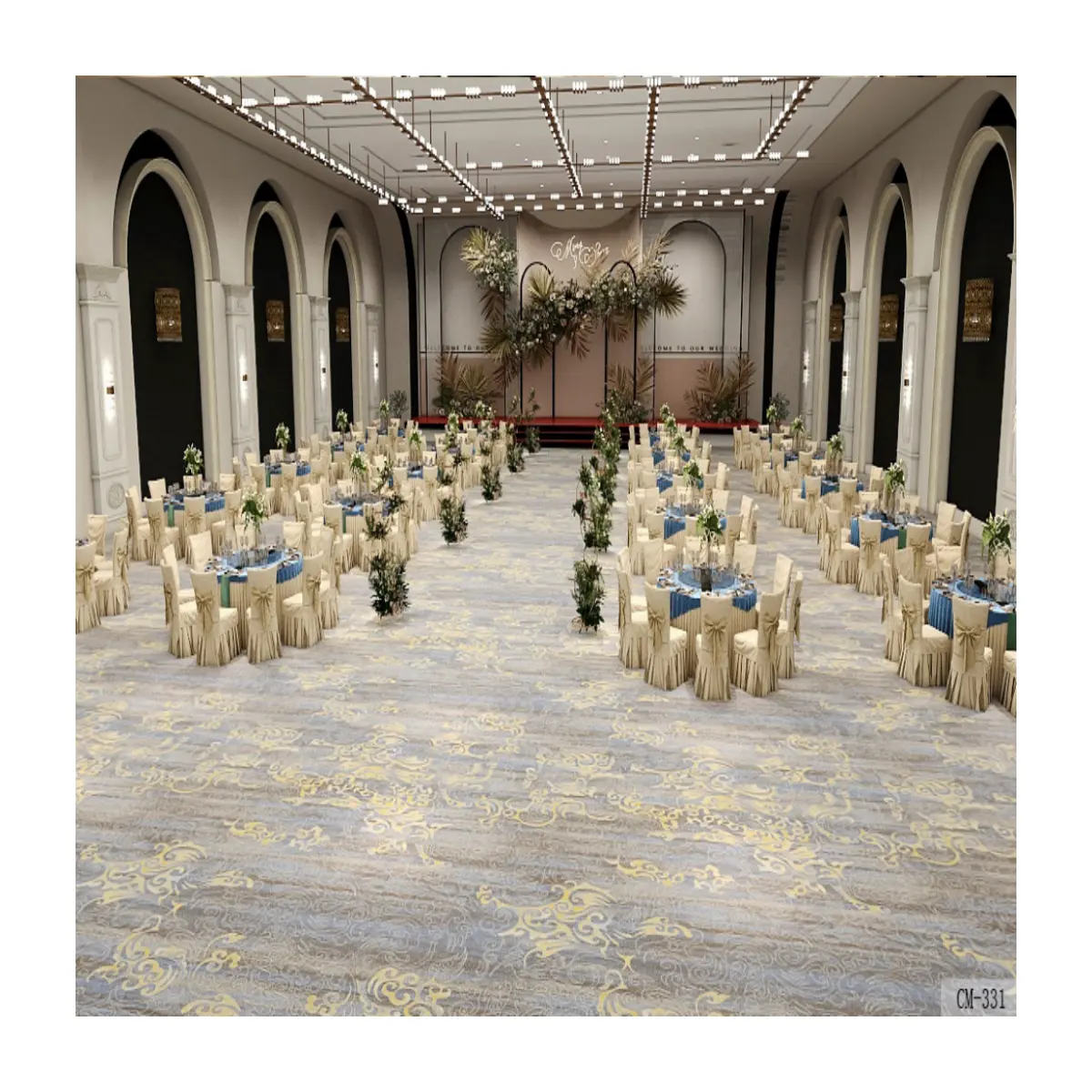 New 2023 raw newzealand carpet grade wool hotel banquet hall carpet luxury wall to wall carpet and rugs