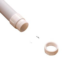 Tubo de drenaje de plástico flexible para lavabo con refuerzo de alambre de acero de 50 cm de longitud - Product Image 4