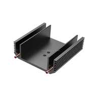 Dissipateur thermique en aluminium extrusion, profil personnalisé, 50x21,5mm, pour le refroidissement par Diode
