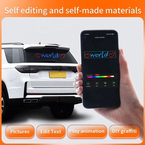 LOY Feux LED pour Auto Yeux de Démon Panneau LED Vitre Arrière USB Flexible Contrôle APP Programmable - Product Image 3