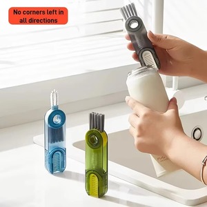 1PCS Cleaning <b>Brush</b> Three In One Cup <b>Brush</b> Water Cup Cleaning Artifact Thermos <b>Bottle</b> Gap U-shaped Cup Mouth Cup Iid <b>Brush</b> - Product Image 6