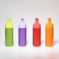 Distributeur de savon moussant en plastique vide et rechargeable de 150 ml et 250 ml avec logo couleur personnalisé, bouteille pompe à savon moussant pour les mains avec bouchon supérieur, vente en gros