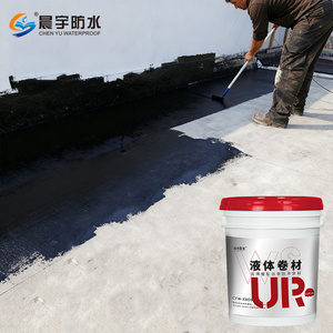 Resistente al agua Techo bituminoso Prueba impermeable Exterior Interior Techo Pared Pintura Recubrimientos 20L Impermeabilización - Product Image 1