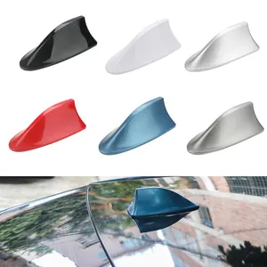 PUERXIN Universal Shark Antenna Color Various Decorative Aerial Roof Auto Accessories Radio Shark Fin Car Shark Antenna