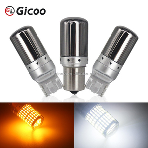 Bombillas LED Canbus 144smd 4014 1157 1156 W16w para Interior de Automóviles, T15 T20 7440 7443, Lámpara de Freno, Bombilla de Reversa Trasera para Automóvil, BA15s P21W LED - Product Image 3