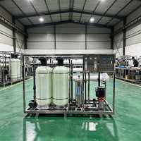 Équipement de traitement d'eau complet personnalisé, système d'eau RO industriel, machine à eau pure RO à deux étages pour l'eau potable