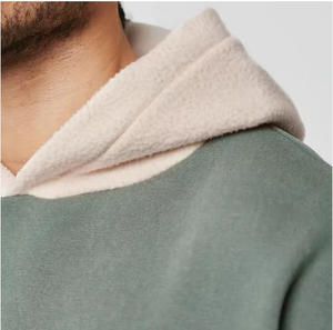 <strong>Men's</strong> Hooded Sweatshirt Soft Fleece Pullover with Front Pocket Lined Hood Casual Streetwear Olive <strong>Green</strong> Custom <strong>Hoodies</strong> - Product Image 4