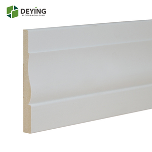 Skirting Board White White Primed Pre-painted Flooring Trim Molding Baseboard Skirting Board