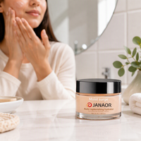 Crème Visage Hydratante et Nourrissante Végane OEM Transfrontalière – Améliore l'Éclat et la Luminosité – Soin Personnalisé pour Tous – Logo Personnalisé – Faible MOQ