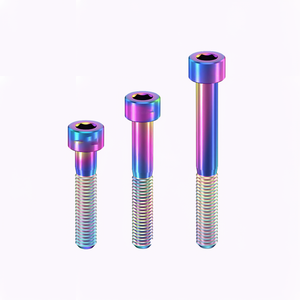 Vis de roue en titane de qualité OEM, M6, à tête hexagonale Allen, zinguées, pour capuchons de potence, vis personnalisées pour VTT et vélos de route - Product Image 2