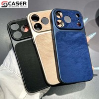 Coque de téléphone antichoc et anti-traces de doigts avec protection intégrale de l'appareil photo, texture plume et fil texturé, pour iPhone 17 16 15 14 13 Pro Max
