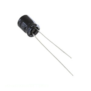 Condensateur traversant CAP ALUM 22UF 20% 16V RADIAL TH 22 uF 16MH722MEFCT55X7 – Distributeur agréé - Product Image 1
