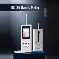 Détecteur EMF GS-35, détecteur Gauss Tesla, capteur Hall haute précision, testeur de champ électromagnétique, analyseur de champ magnétique portable