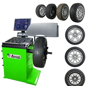 TIANHONG Équilibreuse de pneus semi-automatique avec prévision de défauts, détection précoce des problèmes et détecteur de risque de vibrations de <span class=keywords><strong>roue</strong></span> - Product Image 1