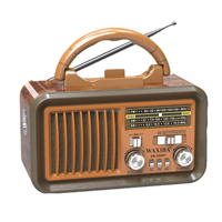 Radio rétro portable XB-898BT avec horloge à quartz, haut-parleur Bluetooth, radio AM/FM/SW, lampe torche, USB/carte TF, MP3 - Prix usine