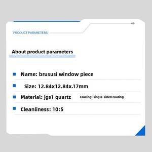 Bruce Window Plate Prismas ópticos de alta precisão resolvem a perda de reflexão e são usados para prismas de polarização a laser personalizados - Product Image 2