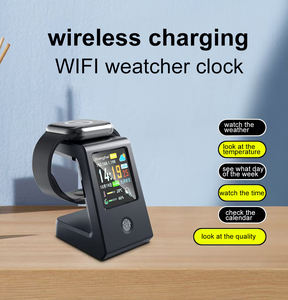 ที่ชาร์จ2025สมาร์ทวอทช์ตั้งโต๊ะพร้อมแสดงอุณหภูมิ/เวลา/ปฏิทิน, อะแดปเตอร์ชาร์จแม่เหล็ก - Product Image 3