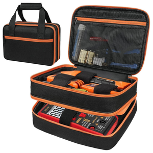 Étui de transport pour multimètre, organisateur de rangement pour testeur de circuits, double couche, pour <span class=keywords><strong>voyage</strong></span> - Product Image 4