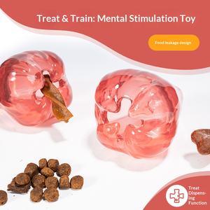 Jouet interactif pour <span class=keywords><strong>chien</strong></span> de petite et moyenne taille en TPR, série fruits, jouet pour animaux de compagnie anti-fuite Lotus Mist, vente en gros - Product Image 5