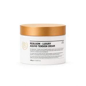 Crème hydratante visage Rebloom Luxury Aquvo Tension 50g à l'eau de mer profonde - Product Image 1