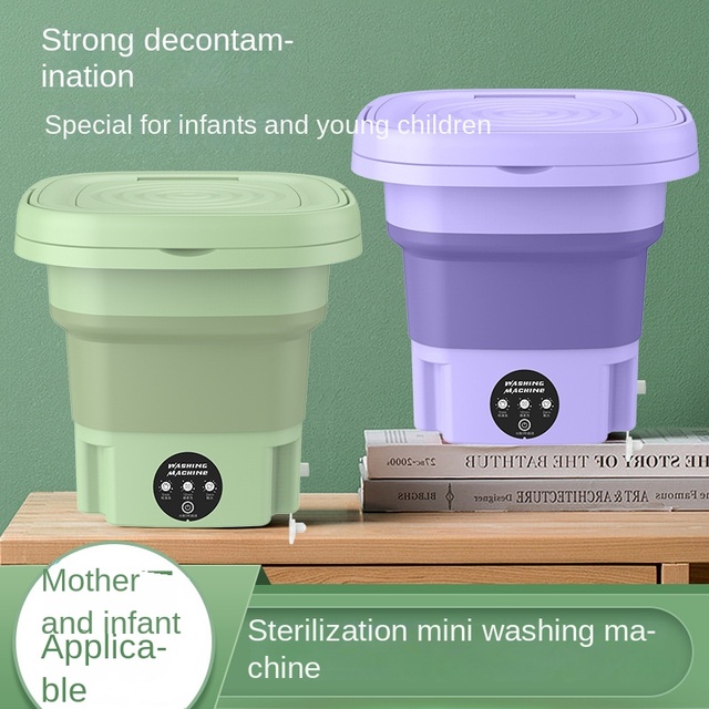Hot Selling Portable Washing Machine 9L High Capacity Mini Washer Foldable Washing Machine with 3 Modes Automatic Washt