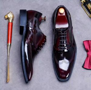 Men's Genuine Leather <b>Driving</b> <b>Shoes</b> Waterproof Oxford Style High Quality Lightweight <b>Shoes</b> - Product Image 4