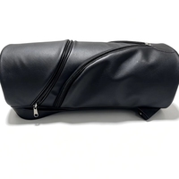 Sac de voyage classique en cuir PU noir pour chicha - Étui de transport grande capacité avec bandoulière