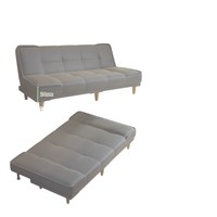 Canapé-lit pliant couleur crème, mobilier de salon simple pour petits appartements et unités locatives