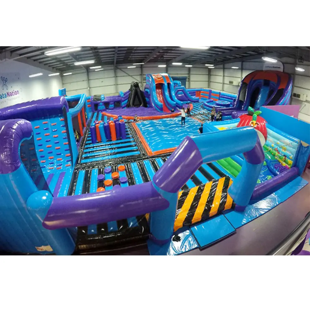 Grappige Opblaasbare Indoor Park Combo Thema Sport Games Outdoor Giant Leuke Stad Opblaasbare Amusement Park Voor Kinderen Volwassenen