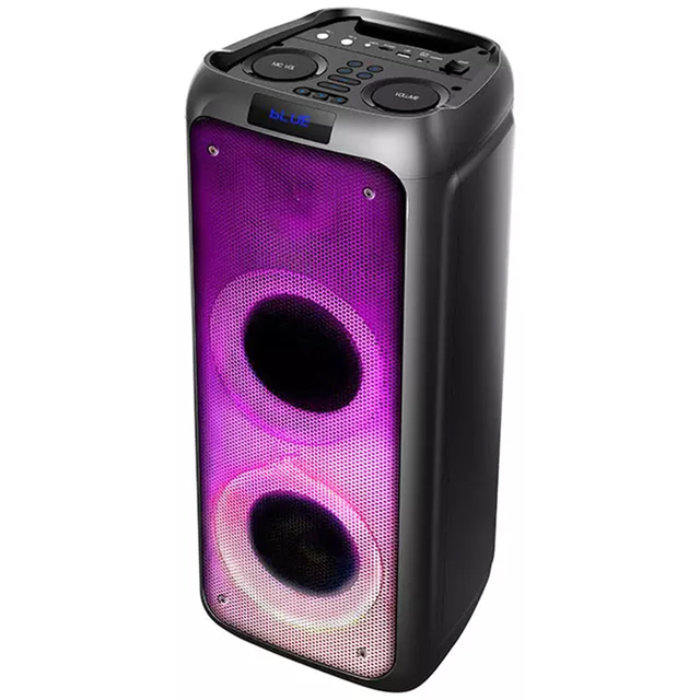 T Wholesales Double 5.5 Inches Portable Speakers Stereo Bluetooth Smart TF Card Wireless Bocina Custom Bluetooth Party Speaker