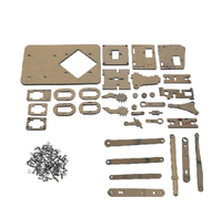 Kit de bras robotique de bureau miniature 4DOF Robotlinking pour Arduino, bras robotique éducatif