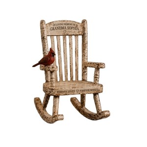 SWAITE Nuovo Prodotto: Sedia a Dondolo Rossa Stile Lusso-Leggero - Set di Opere d'Arte in Resina a Tema Animale per Decorazione Domestica - Product Image 5