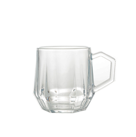 Gobelet en verre de haute valeur esthétique pour le thé en vrac simple et transparent, tasse de thé et de jus résistant à l'eau chaude
