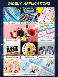 เครื่องพิมพ์ยูวีแบบแท่นราบความแม่นยำสูง รุ่น 4060 A2 ราคาประหยัด รุ่น 3040 A3 ขนาดเล็ก สำหรับพิมพ์แก้ว ปากกา รองเท้า อะคริลิก ไม้ โลหะ แก้ว - Product Image 4