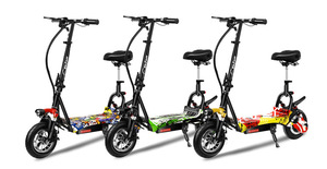 สกู๊ตเตอร์ไฟฟ้าพับได้, สกู๊ตเตอร์มินิแบตเตอรี่ลิเธียมแบบพกพาสำหรับการเดินทางของผู้ใหญ่, การใช้งานกลางแจ้งและแบบออฟโรดน้ำหนักเบา - Product Image 2