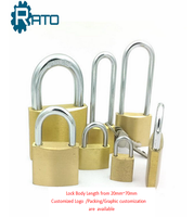 Cadenas en laiton robuste à clé identique 40 mm, en cuivre massif, pour la sécurité extérieure des portails, clôtures et entrepôts