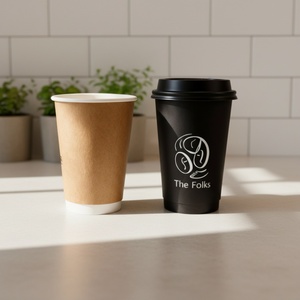 Mug de voyage personnalisé Sunshine avec logo, pour boissons chaudes et froides, réutilisable, avec couvercle - Product Image 1
