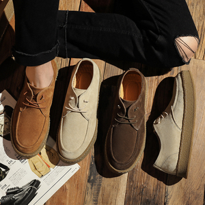 37-44 Casual Office Big Size Men's <strong>Suede</strong> Genuine Leather Casual <strong>Shoe</strong> <strong>Oxford</strong> <strong>Shoe</strong> for Men <strong>Suede</strong> <strong>Shoes</strong> - Product Image 4