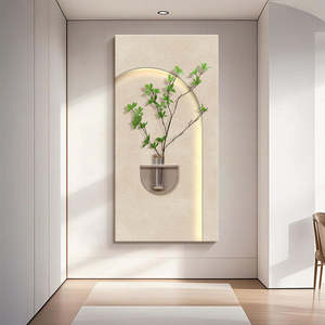 Decorazione Moderna di Lusso per Interni, Dipinto Decorativo Tridimensionale in Arenaria con Luci LED per Arredare le <span class=keywords><strong>Case</strong></span> - Product Image 2