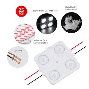 Módulo LED Impermeable IP65 de Inyección, 2W, 4 LED SMD2835, DC12V DC24V, Regulable, 3000k - Product Image 1