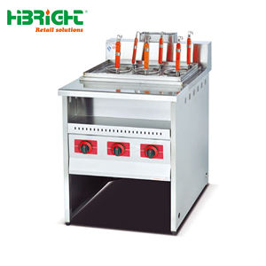 Restaurant commercial en acier inoxydable gaz/électrique multi-panier pâtes chaudière et nouilles cuiseur système de convection Highbright 6000W - Product Image 1