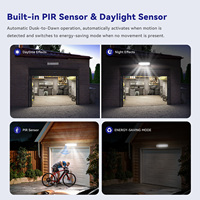 Lampe LED solaire à modes jour/nuit 3CCT, IP65, TRI-PROOF, batterie LFP, certifiée CE pour entrepôts et parkings