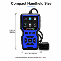 Escáner OBD2 V519, Herramienta de Diagnóstico para Autos, Lector de Códigos de Error del Motor, Eliminación de DTC, Transmisión de Datos en Tiempo Real, Escáner Automático para Reparación de Vehículos