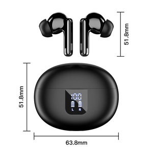 Siêu dài tuổi thọ pin trong tai cho Tai nghe bluetooth Dual-mic tiếng ồn-hủy bỏ phổ biến HD thể thao cuộc gọi Tai nghe kỹ thuật số LED - Product Image 2