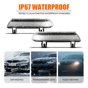 Lot de 2 clignotants latéraux séquentiels à LED ambre pour rétroviseurs VW <span class=keywords><strong>Golf</strong></span> <span class=keywords><strong>5</strong></span> MK5/Variant/GTI MK5 2003-2009 - Product Image 4