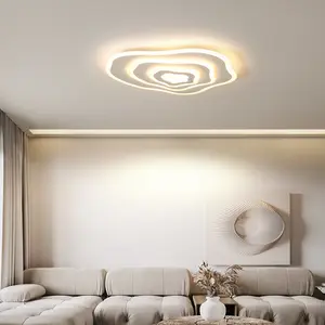 Aluminum White Pendant Light Nordic Round Drop Cloud For Bedroom Indoor LED Ceiling Lamp