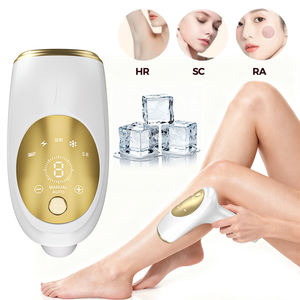 Depiladora Láser IPL <span class=keywords><strong>de</strong></span> Doble <span class=keywords><strong>Luz</strong></span> <span class=keywords><strong>de</strong></span> Cuarzo <span class=keywords><strong>de</strong></span> 32J, Indolora, Eficaz, con Flash Rápido y Enfriamiento por Hielo para Uso Corporal en el Hogar - Product Image 1