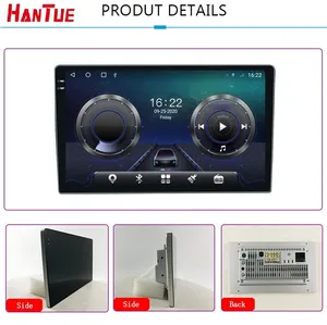 Lecteur d'autoradio Hantue 2 DIN 9 pouces 10 pouces Ts10 7862 Carplay 2000*1200 4G Android 12 Auto Audio 2K lecteur DVD stéréo de voiture